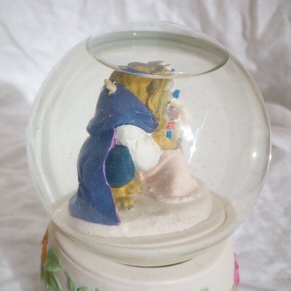 Vintage Schmid Disney's Beauty & the Beast Spinning Musical Snow Globe - Picture 5 of 9